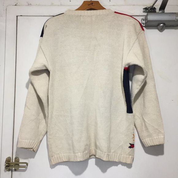 VINTAGE PETITE SOPHISTICATE EMBROIDERED SWEATERS SIZE 8P - Picture 3 of 7